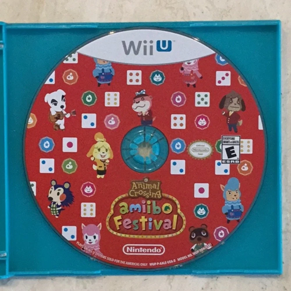 Animal Crossing Amiibo Festival Nintendo Wii U Game & Amiibo Lottie